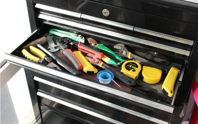 Home tool storage recommendations - tin multi-layer tool trolley第5张