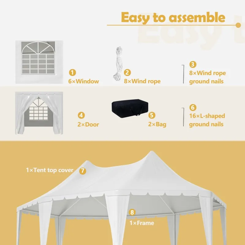 Evening event lighting